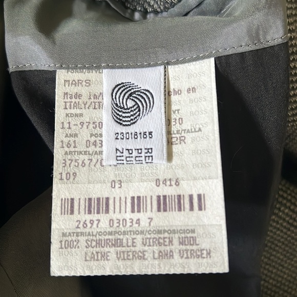 Boss Hugo Boss 3 button Suit blazer Jacket size 42R - Picture 6 of 7